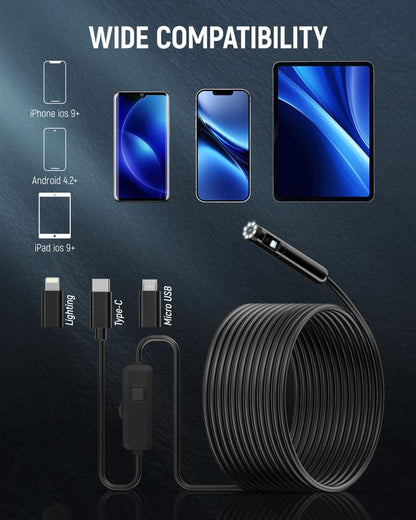 KAIWEETS Endoscope Borescope Camera