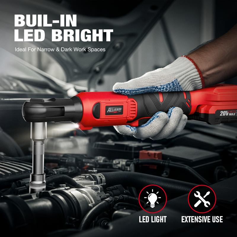 Alloyman 3/8" Cordless Ratchet Wrench Set